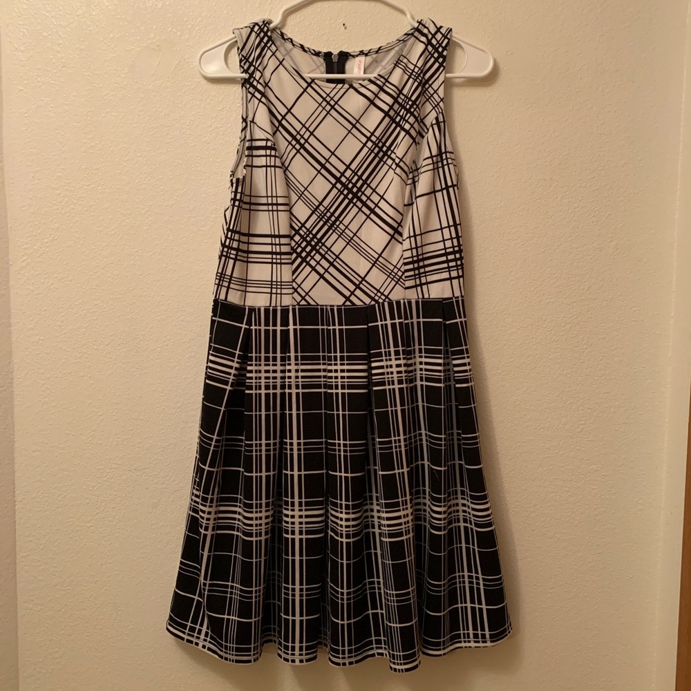 Black and White Plaid dress